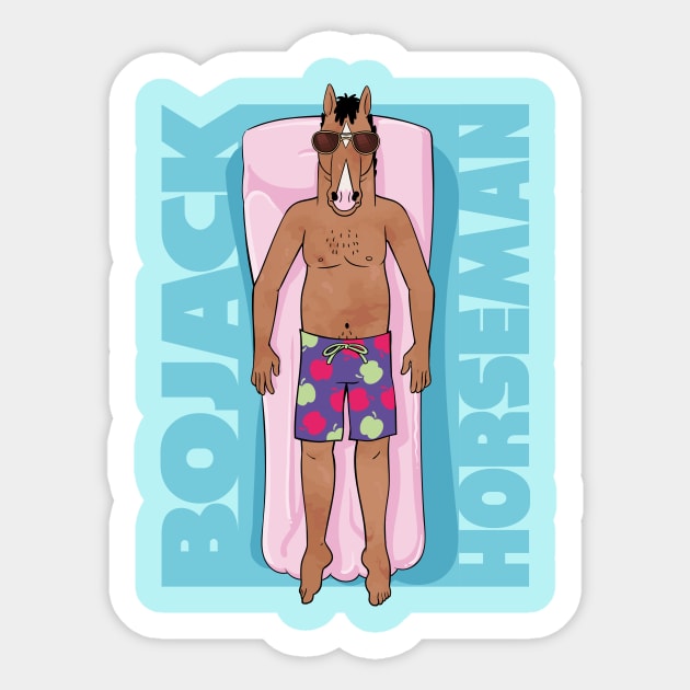 Bojack Sticker by Tinebra